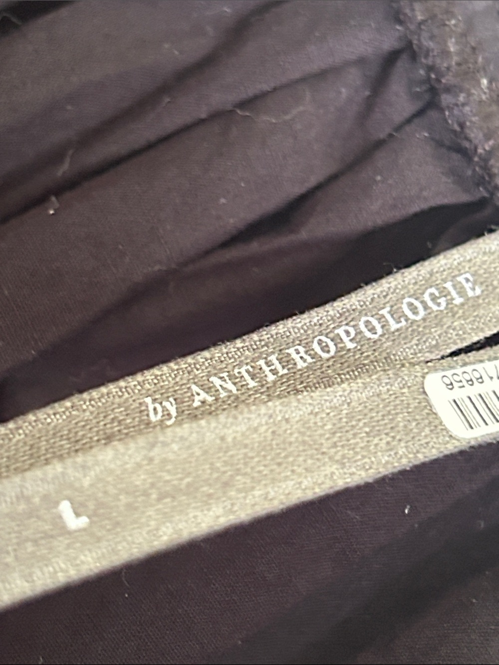ANTHROPOLOGY COTTON SCOOP-NECK SMOCKED POPLIN MIDI DRESS SIZE L - Picture 5 of 13